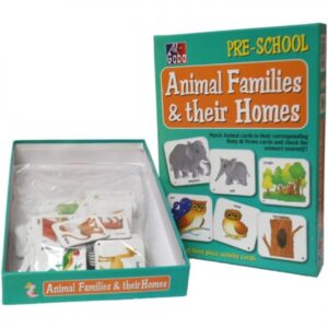 Animal Families and Their Homes Flash Cards