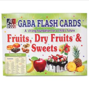 Fruits, Dry Fruits, and Sweets Flash Cards