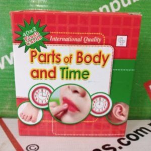 Parts of Body and Time Mini Flash Cards