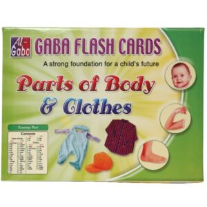 Parts of Body and Clothes Flash Cards