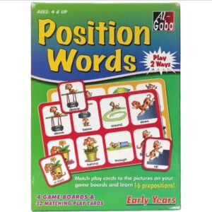 Position Words Flash Cards