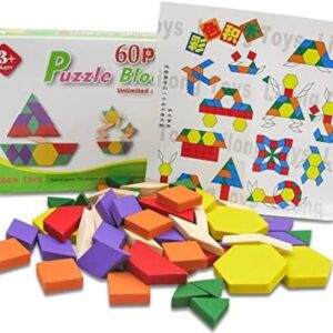 60 Pcs Puzzle Blocks