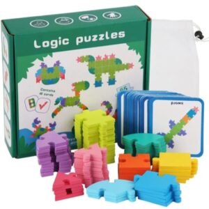 65 Pcs Wooden Logical Thinking Puzzle