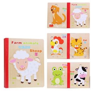 Animal Wooden Book Puzzle