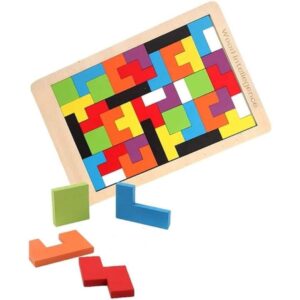 Wooden Tangram Russian Puzzle