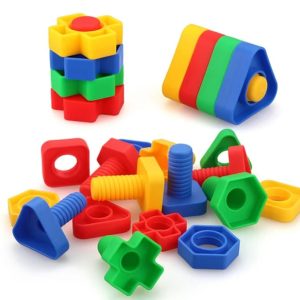 16 pcs Jumbo Nuts and Bolts 8 Pairs