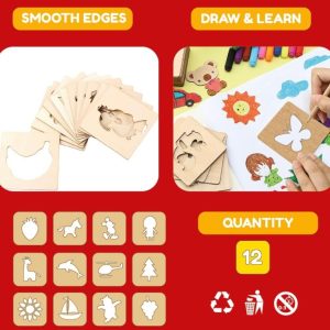 DIY Wooden Stencils pack of 24 + kit