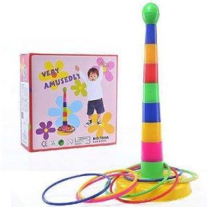Stacking Cups Ring Tower