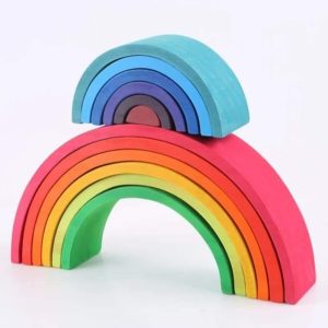 Wooden Rainbow Stackers