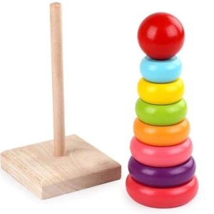 Wooden Rainbow Tower