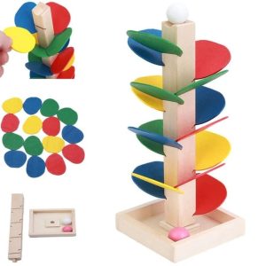 Wooden Tree Marble Run a Ball