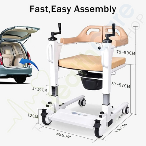 Patient Lift Transfer Wheelchair