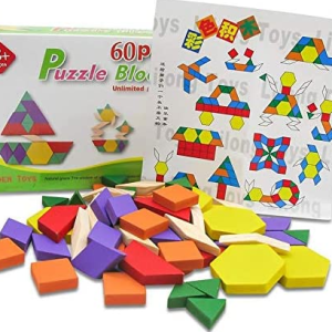 60 Pcs Puzzle Blocks