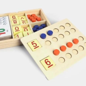Wooden Arithmetic Paired Learning Box