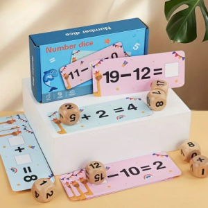 Wooden Number Dice