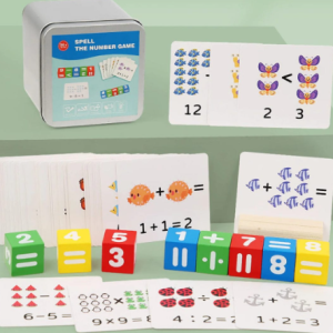 Spell the Number Tin Box