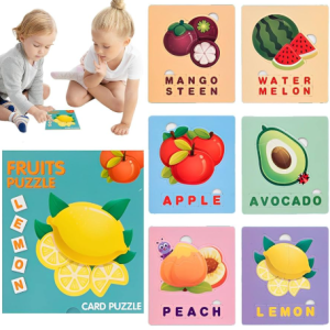 6 in 1 Fruits Spell Puzzle