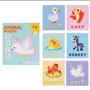 6 in 1 Animal Spell Puzzle