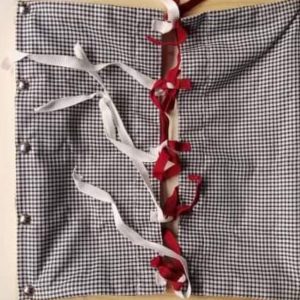 Dressing frame lacing