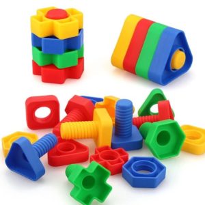 16 Pcs Jumbo Nuts and Bolts 8 Pairs